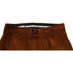 Dolce & Gabbana Dark Brown Corduroy Cotton Skinny Denim Jeans PAN75156-48