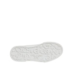 Dolce & Gabbana White Leather DG Logo Low Top Sneakers Shoes MV7215-42