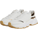 Dolce & Gabbana White Gold Daymaster Low Top Sneakers Shoes