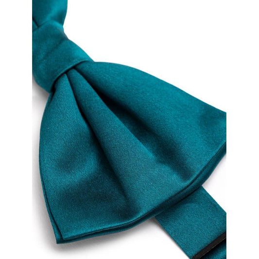 Dolce & Gabbana Green Silk Bowty DO-8827674-ONE SIZE