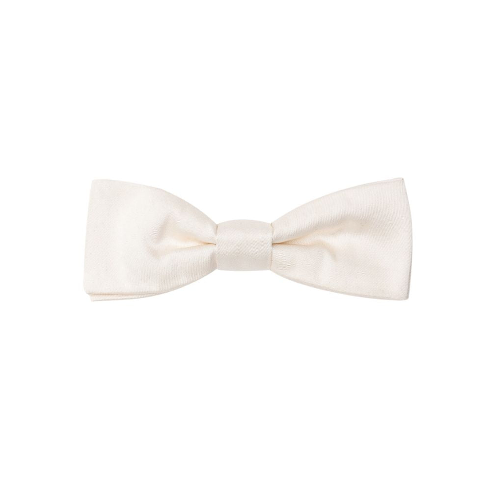 Dolce & Gabbana White Silk Bowty