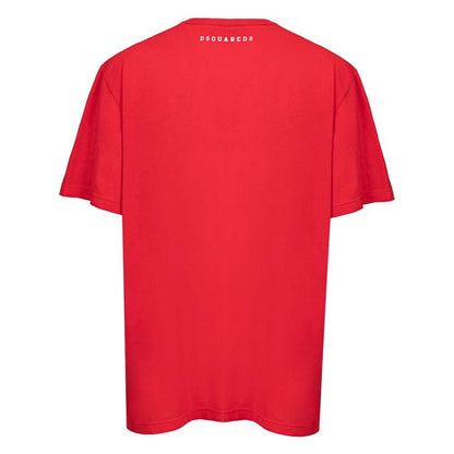 Dsquared² Red Cotton T-Shirt