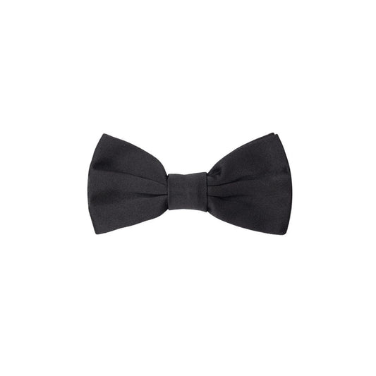 Dolce & Gabbana Black Silk Bowty DO-8279676-ONE SIZE