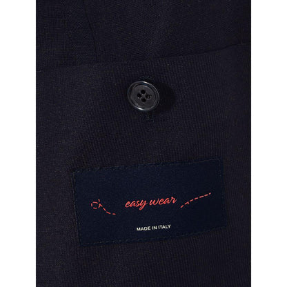 Lardini Blue Cotton Blazer