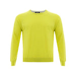 Gran Sasso Sunny Yellow Italian Cotton Sweater GR-4367669-IT50 | L