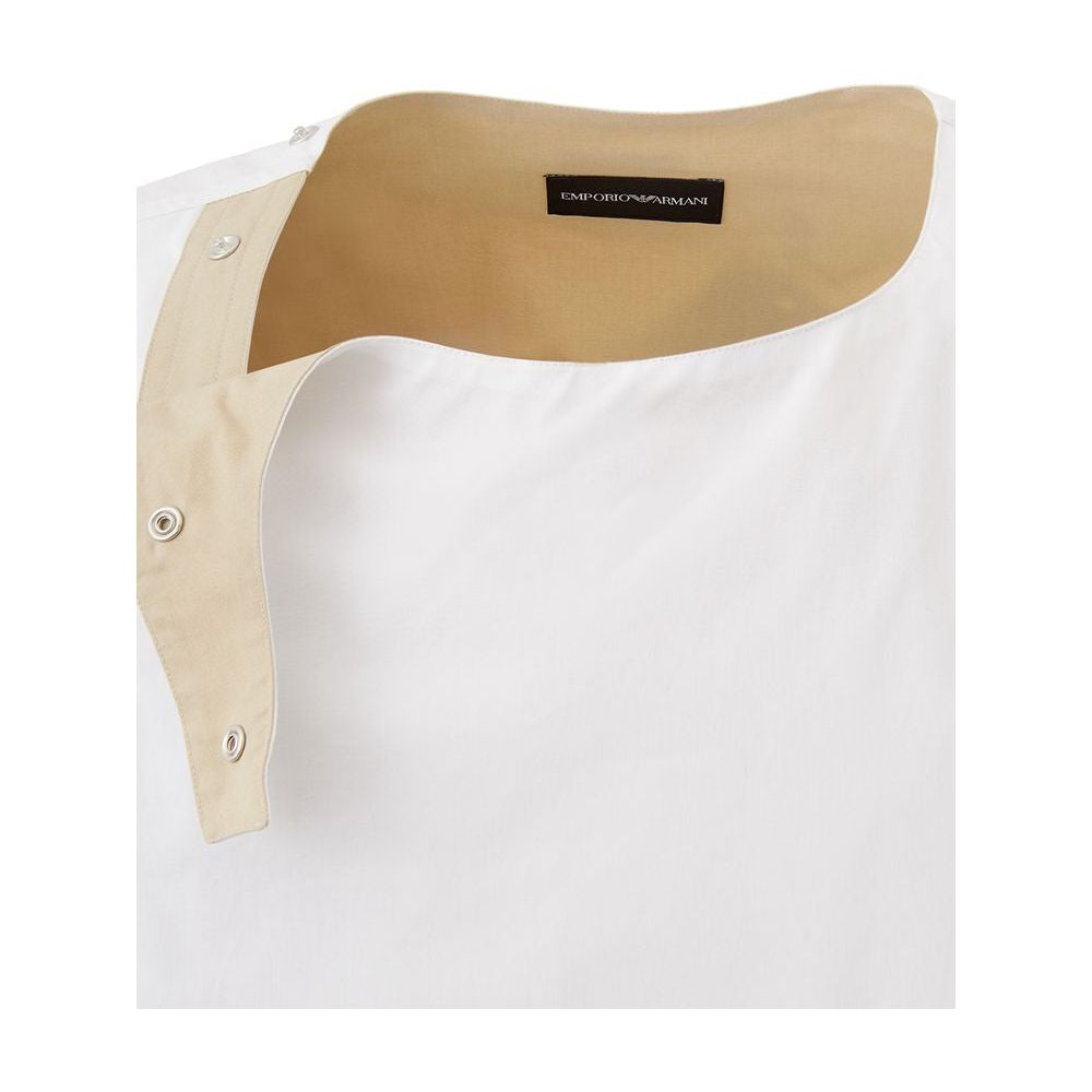 سترة قطنية بيضاء من إمبوريو أرماني