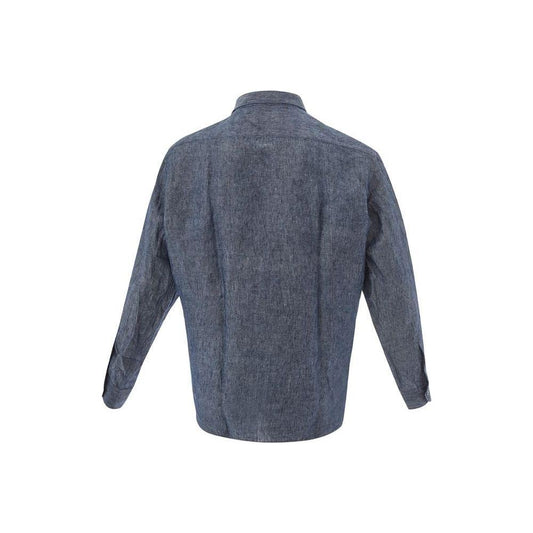 Lardini Elegant Flax Blue Shirt for Men