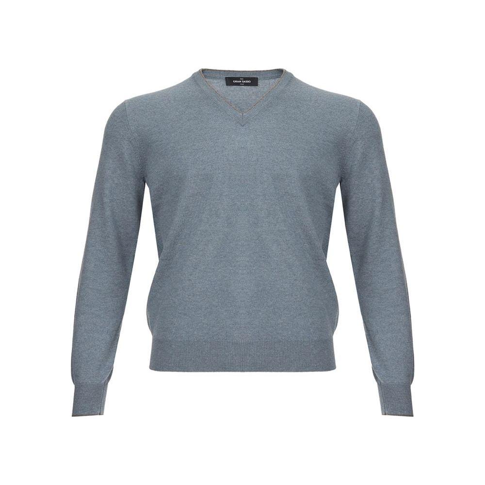 Gran Sasso Elegant Cashmere Sweater in Chic Gray