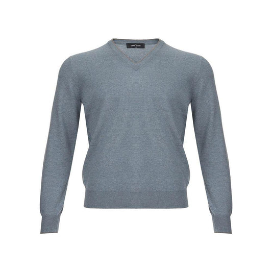 Gran Sasso Elegant Cashmere Sweater in Chic Gray