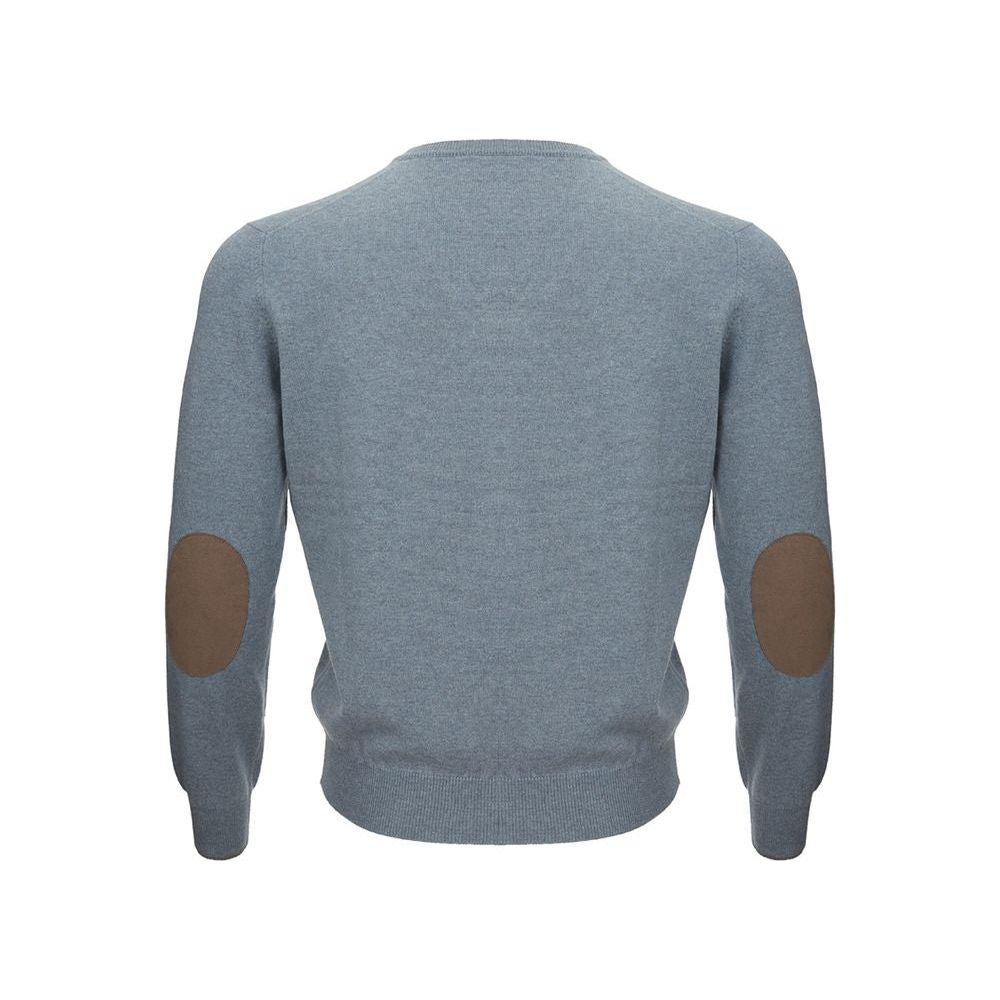Gran Sasso Elegant Cashmere Sweater in Chic Gray