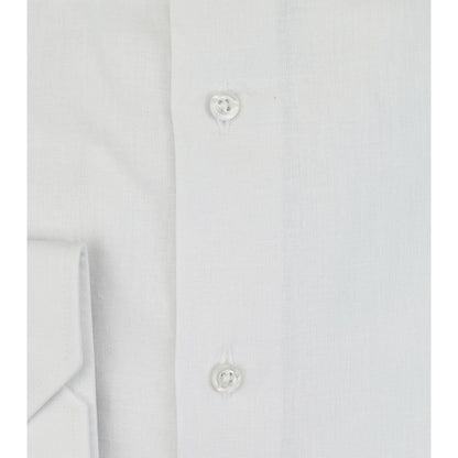 Bagutta White Linen Men Shirt