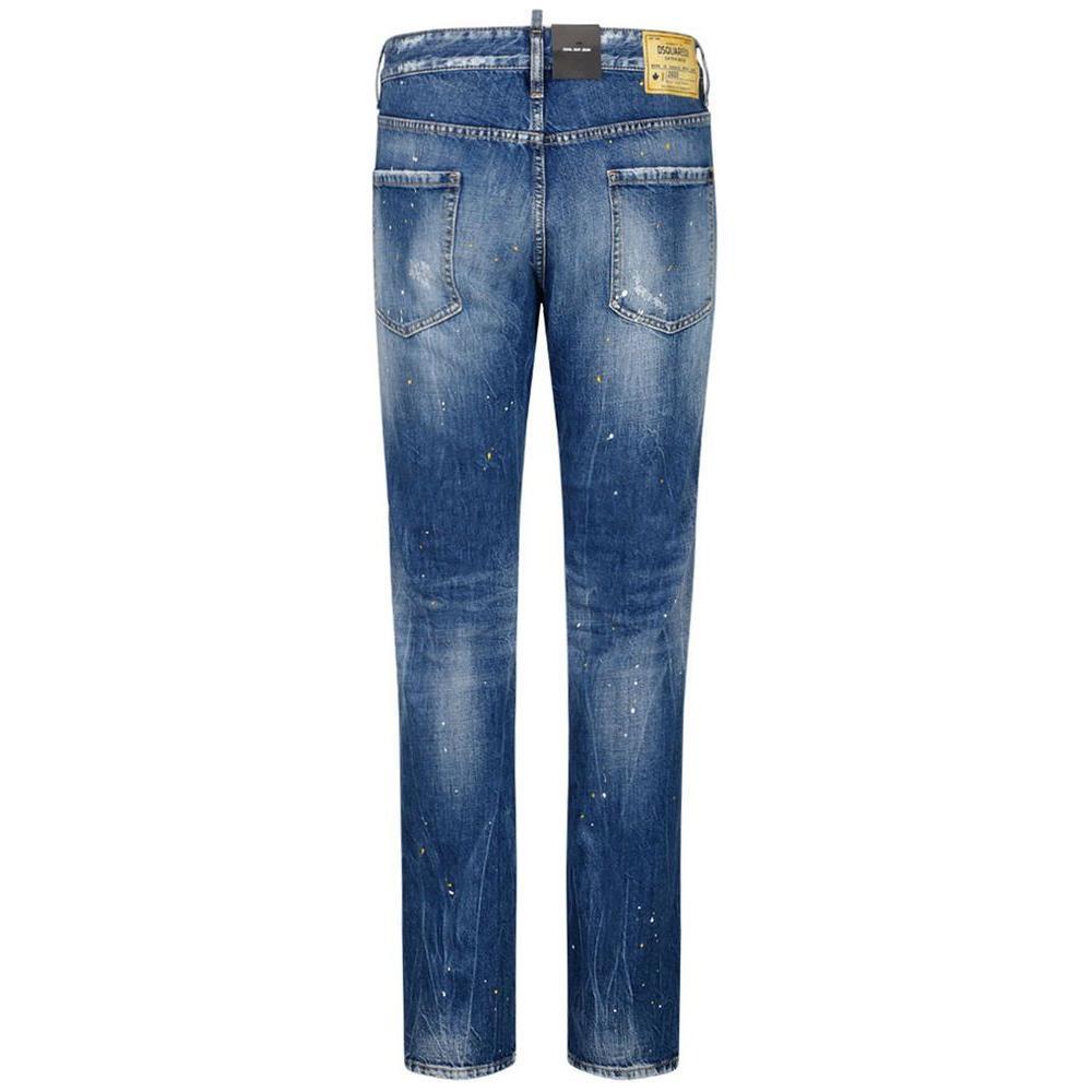 Dsquared² Blue Cotton Jeans Denim