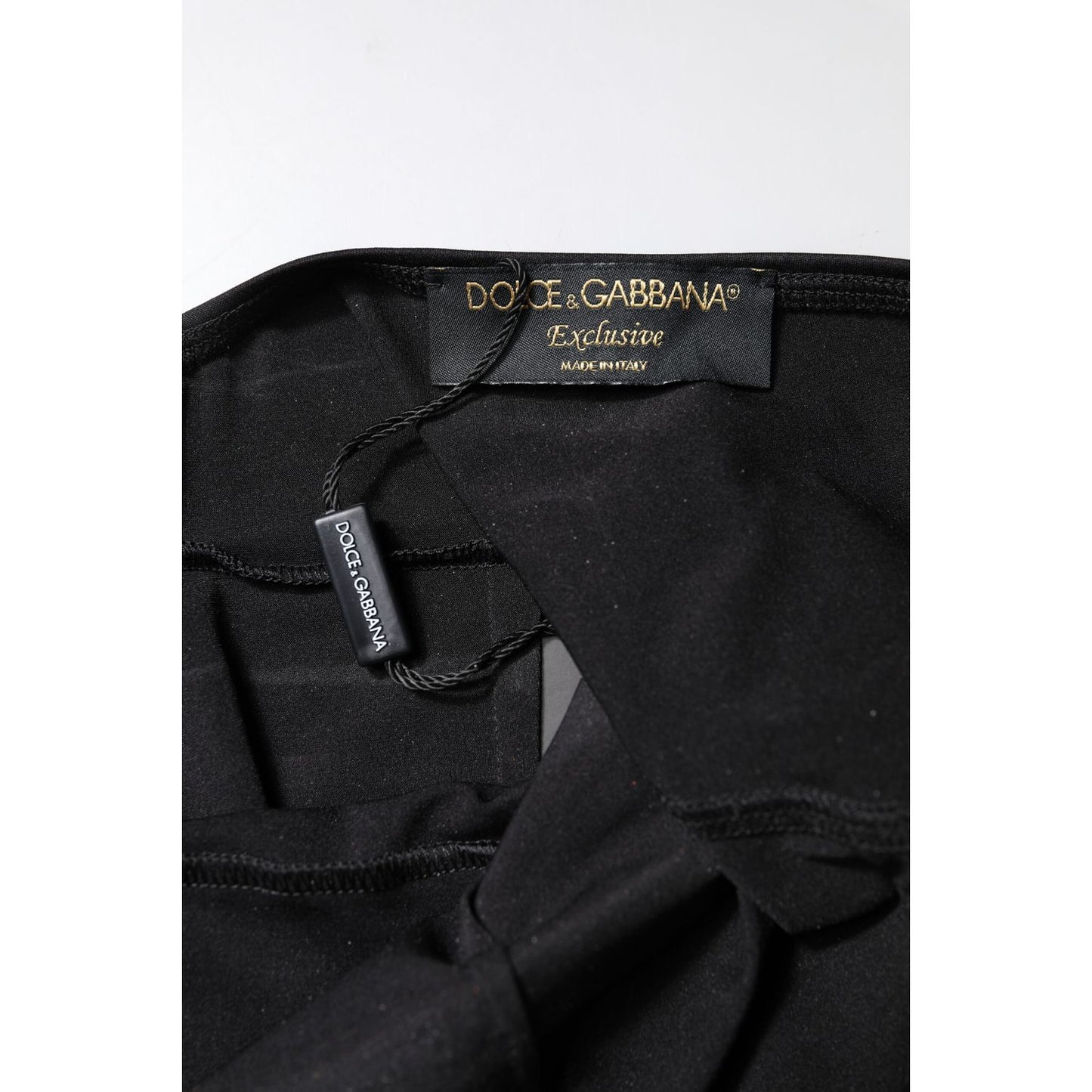 Dolce & Gabbana Black Sleeveless Bodycon Women Jumpsuit Dress