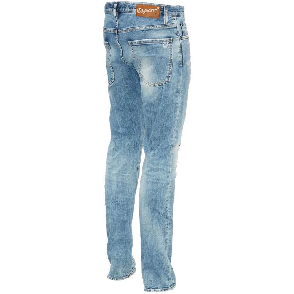 Dsquared² Blue Cotton Jeans Denim