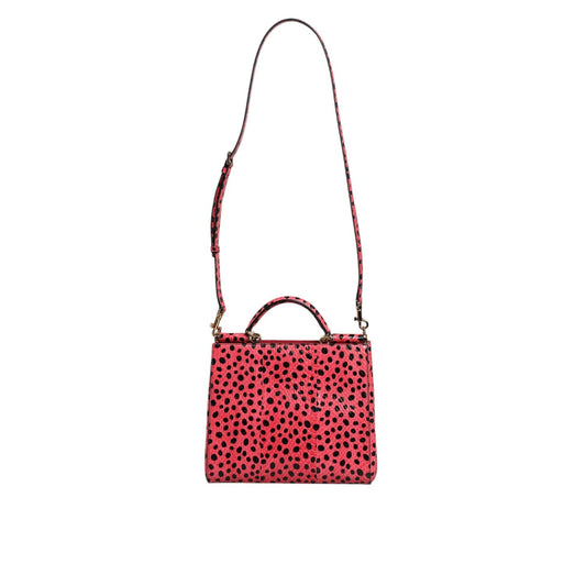 Dolce & Gabbana Pink Exotic Leather Top Handle Tote Crossbody Bag BAG4602