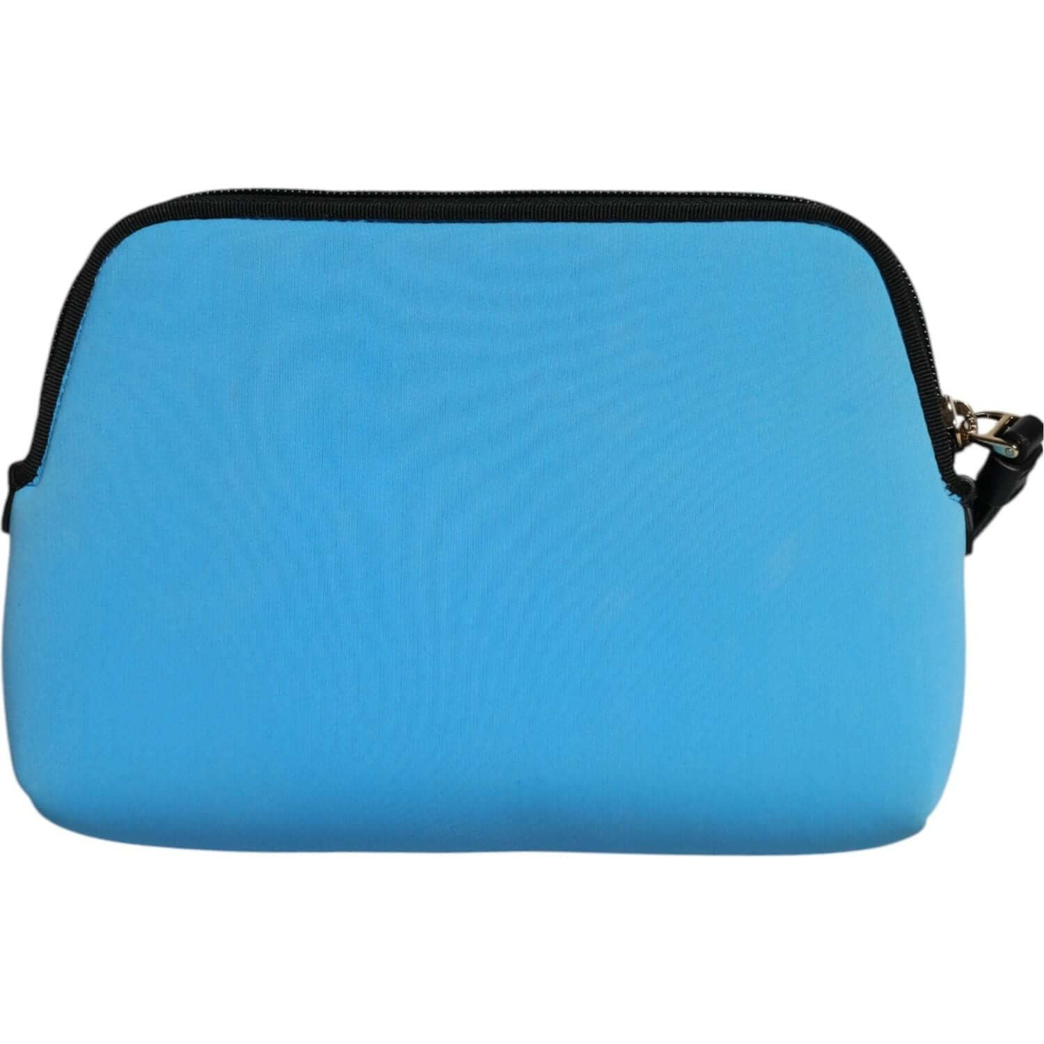 Front view with bag zipped and handles upright.