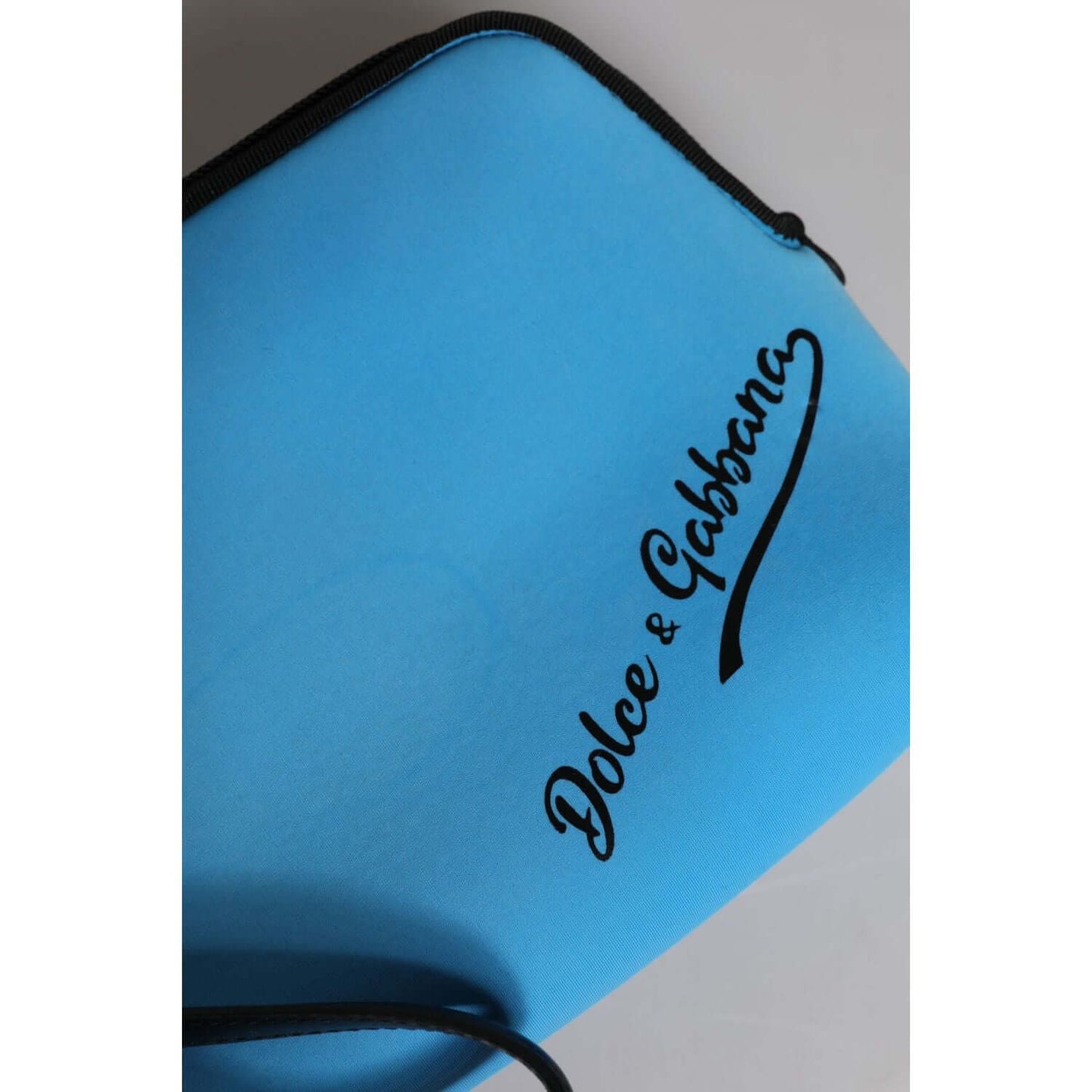 Dolce & Gabbana Blue DG Logo Print Clutch Zip Borse Pouch Bag BAG4604