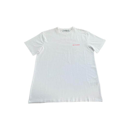 Trussardi Beachwear White Cotton T-Shirt