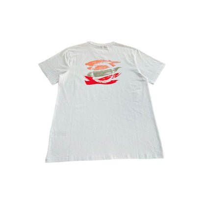 Trussardi Beachwear White Cotton T-Shirt