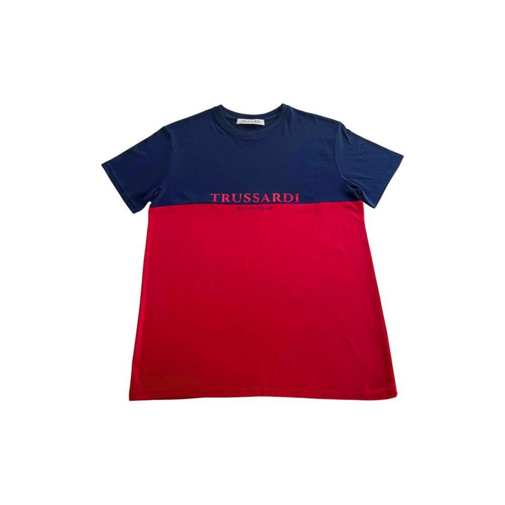 Trussardi Beachwear Red Polyester T-Shirt