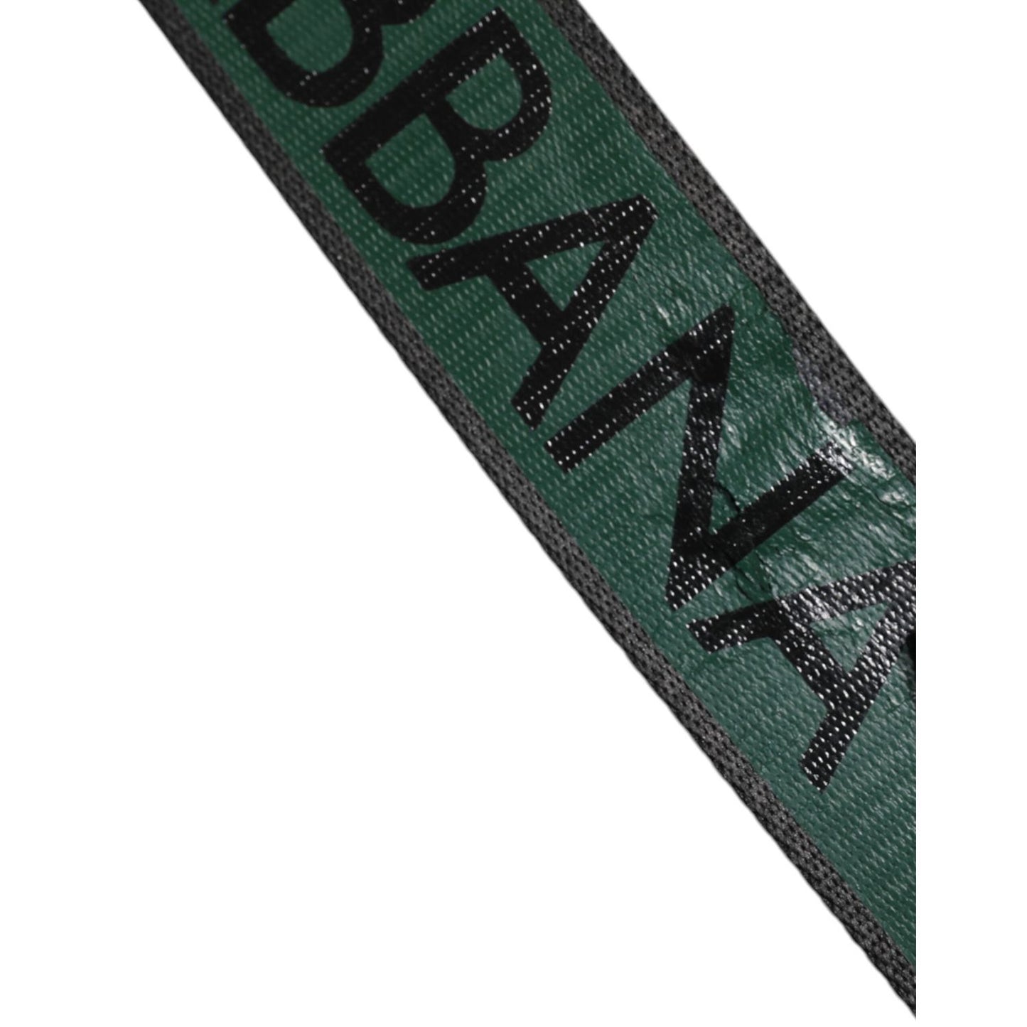 Dolce & Gabbana Green Black Classic Metal Logo Buckle Belt