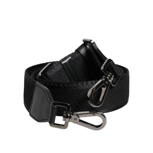 Dolce & Gabbana Black Solid Polyester Bag Handle Shoulder Strap BEL9346