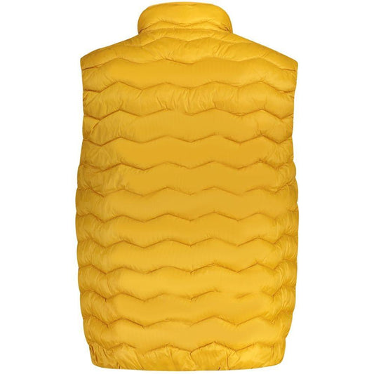 K-WAY Yellow Polyamide Men Jacket KW-34235-S