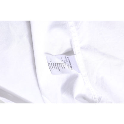 Daniele Alessandrini White Cotton Dress Formal Shirt