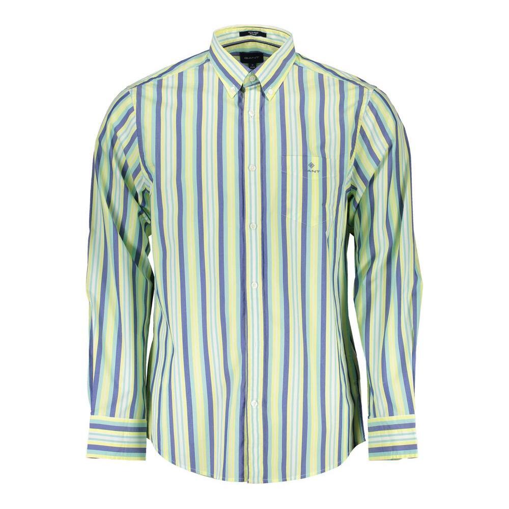 Gant Yellow Cotton Men Shirt GA-14147-S