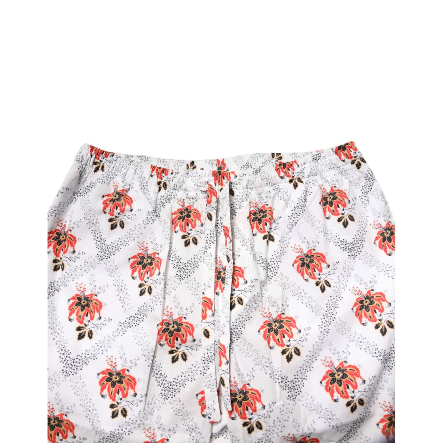 Dolce & Gabbana Multicolor Floral Print Cotton Pajama Set Sleepwear