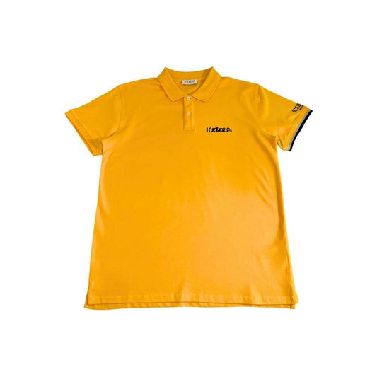 Iceberg Yellow Cotton Men Polo Shirt IC-24789-S
