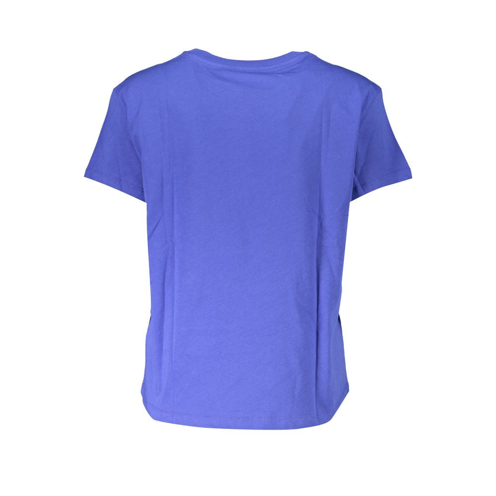 Patrizia Pepe Blue Cotton T-Shirt