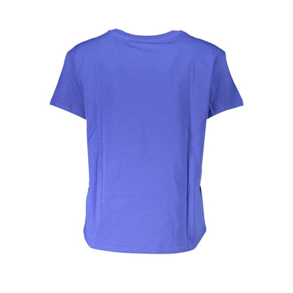 Patrizia Pepe Blue Cotton T-Shirt