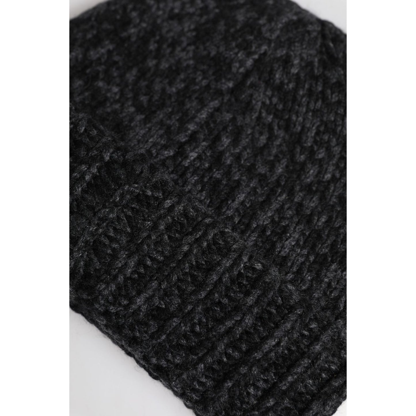 Dolce & Gabbana Gray Cashmere Knitted Winter Beanie Hat