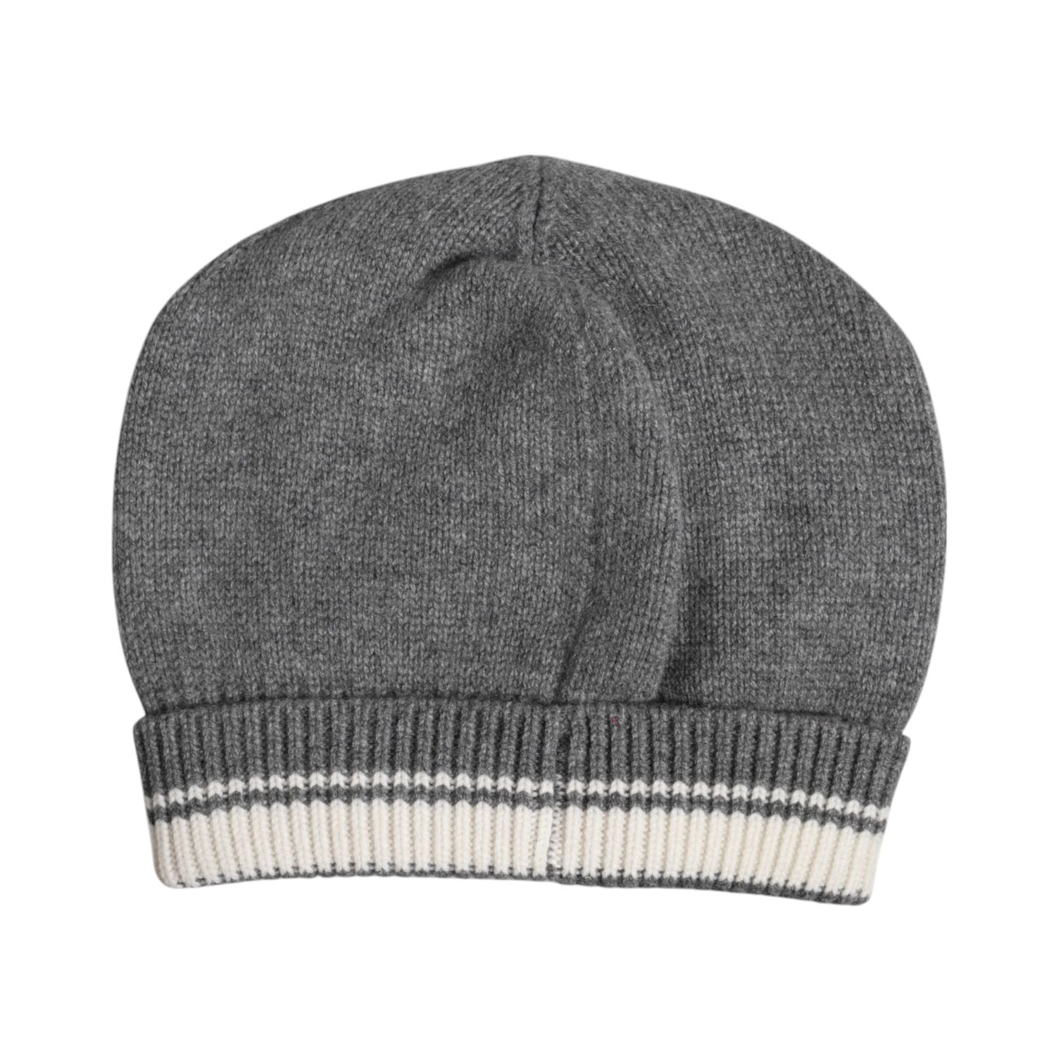 Dolce & Gabbana Gray Cashmere Knitted Winter Beanie Hat