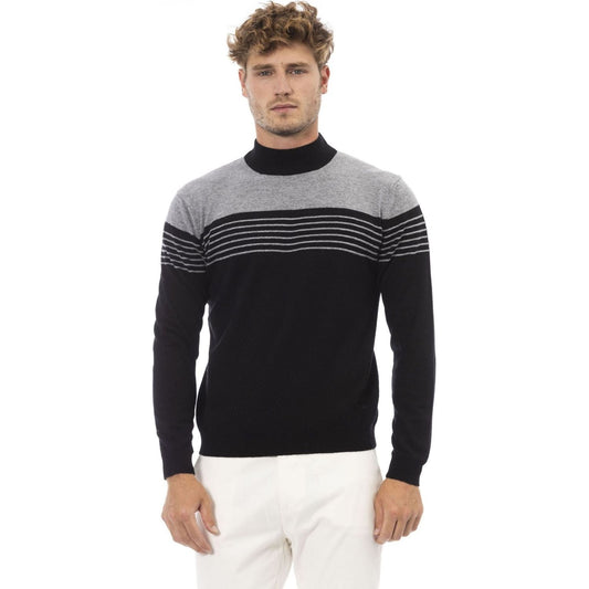 Alpha Studio Sweaters AU123H_9001NEROGRIGIO:401490