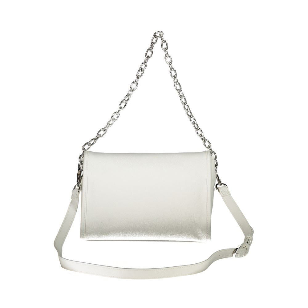 Front view with bag zipped and handles upright.