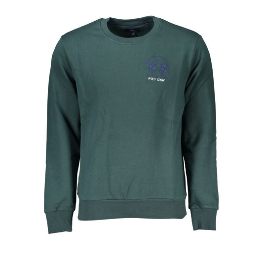 La Martina Emerald Crew Neck Cotton Sweater - Regular Fit LA-27023-S
