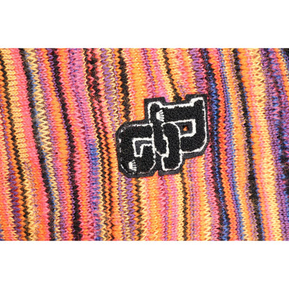 Dolce & Gabbana Multicolor Wool DGLogo Knit Pullover Sweater