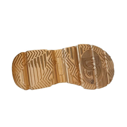 Dolce & Gabbana White Gold Daymaster Low Top Sneakers Shoes