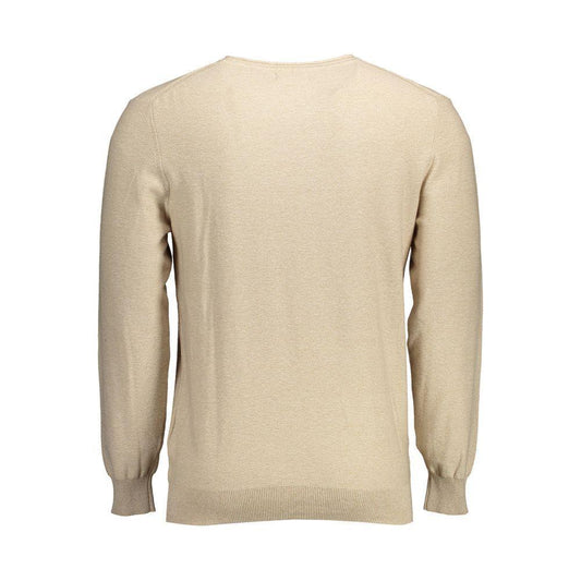 Gant Beige Cotton Men Sweater GA-37165-S
