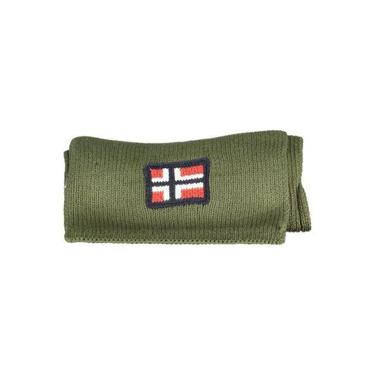 Norway 1963 Green Marabou Men Scarf NO-25582