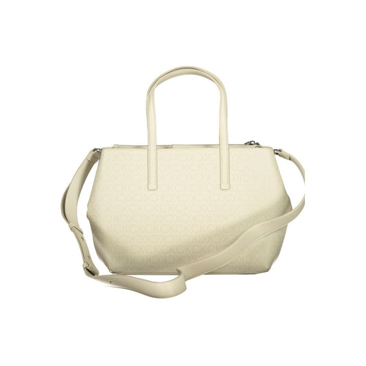 Calvin Klein Beige Polyester Handbag CA-30795