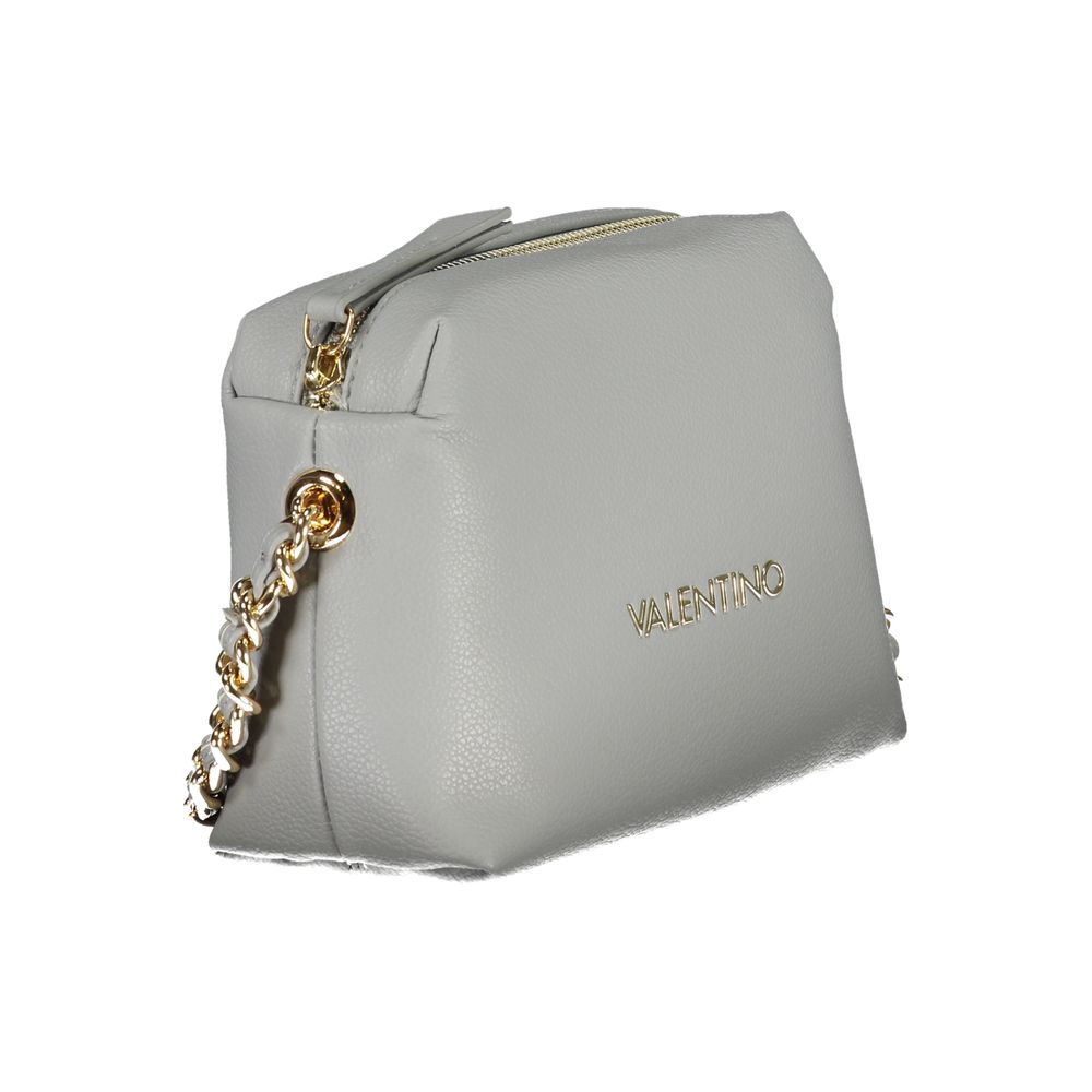Front view with bag zipped and handles upright.