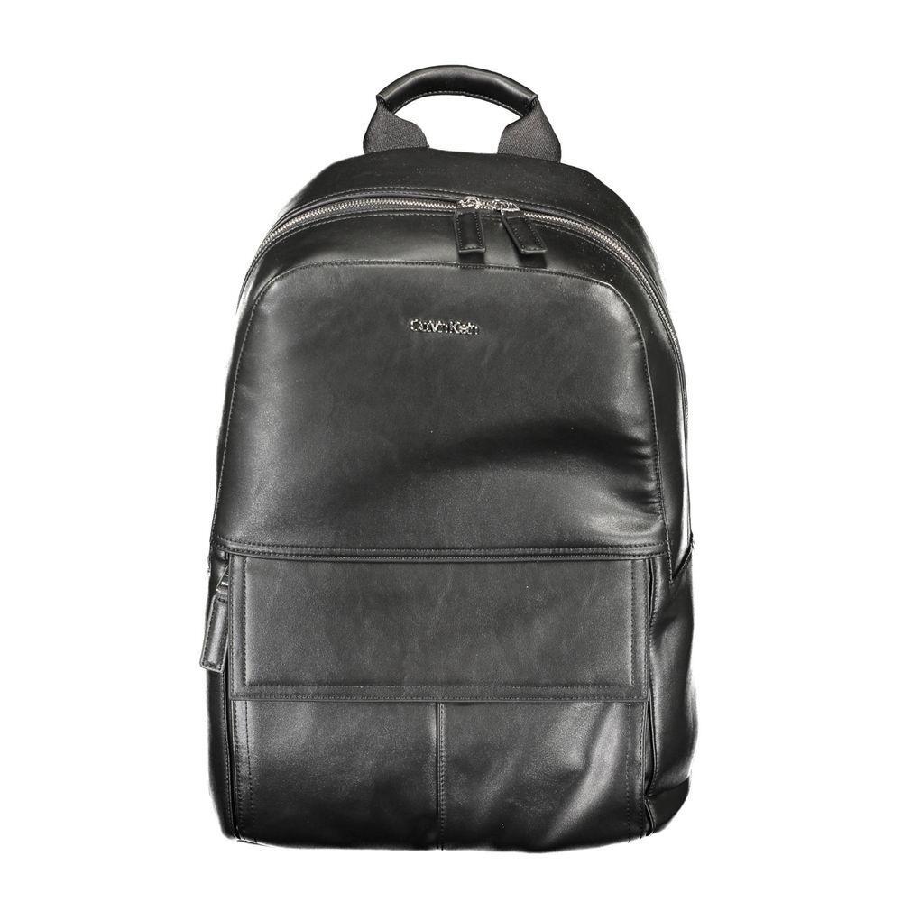 Calvin Klein Black Polyester Men Backpack CA-38036
