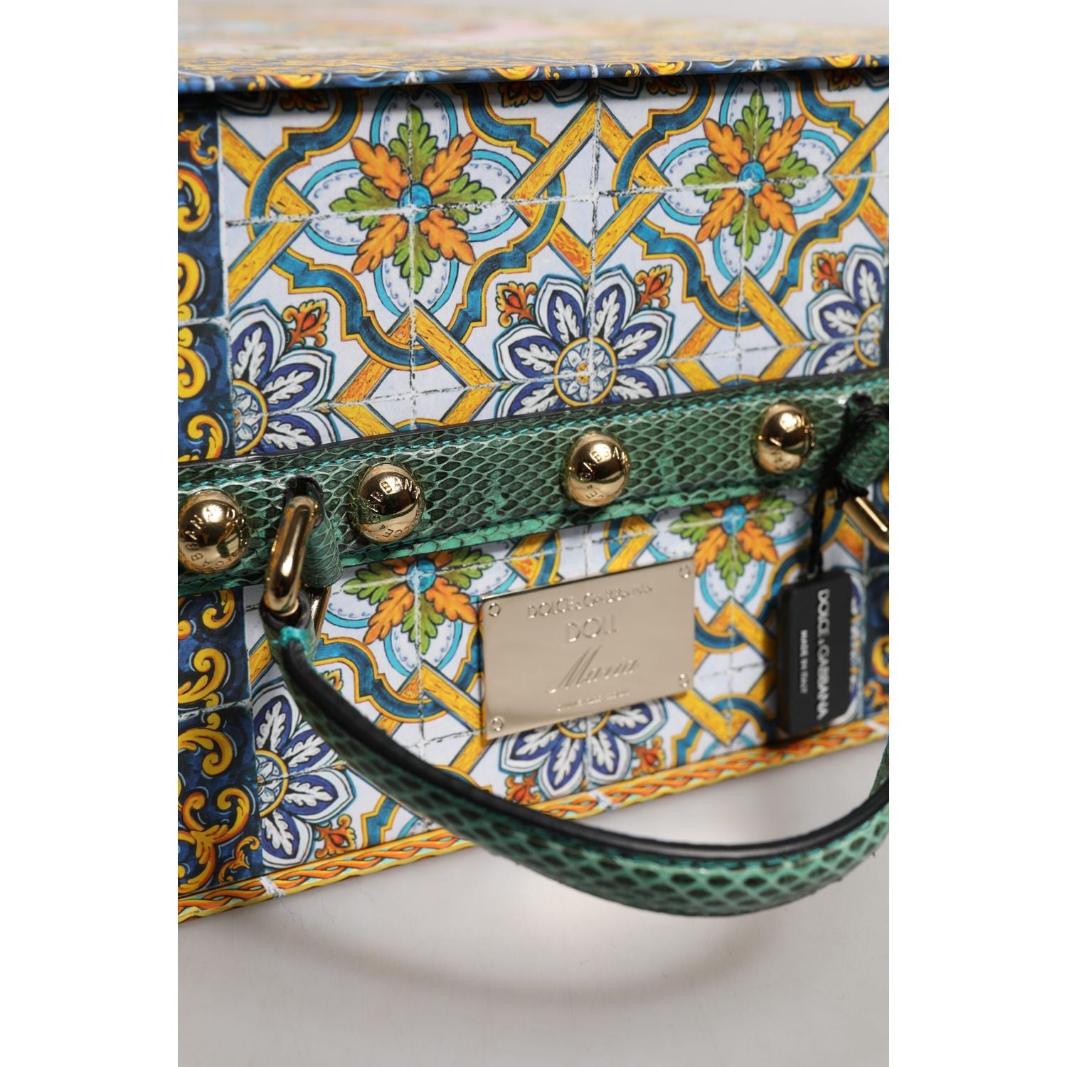 Dolce & Gabbana Black Dress Ceramic Porcelain Fashion Leather Sicily Dolls