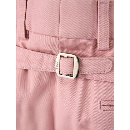 Gucci Light Pink Cotton Pants