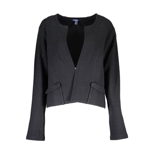Gant Black Wool Women Cardigan