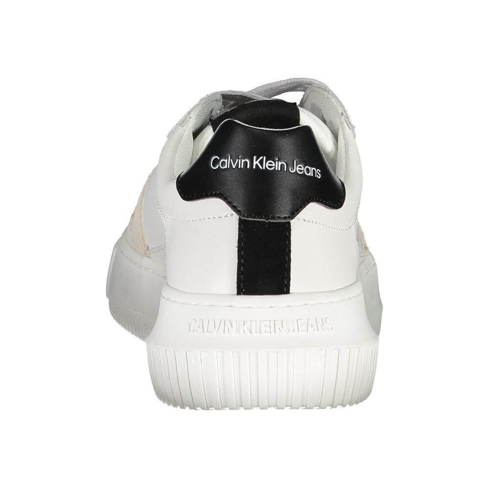 Calvin Klein Bianco Leather Women Sneaker