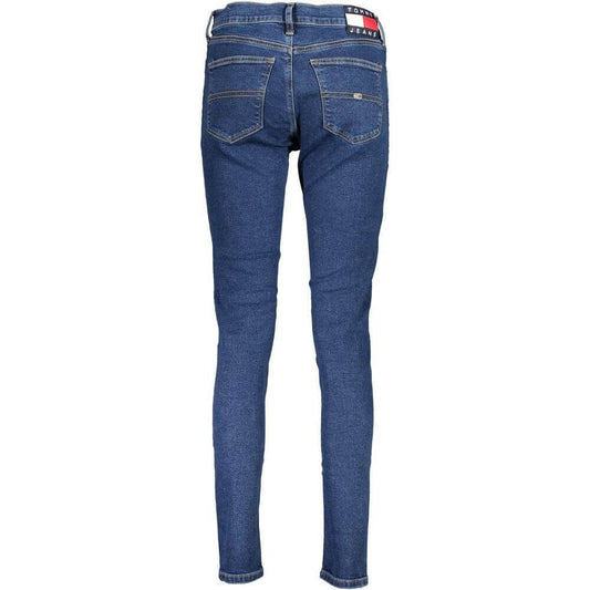 Tommy Hilfiger Blue Cotton Women Skinny Jean